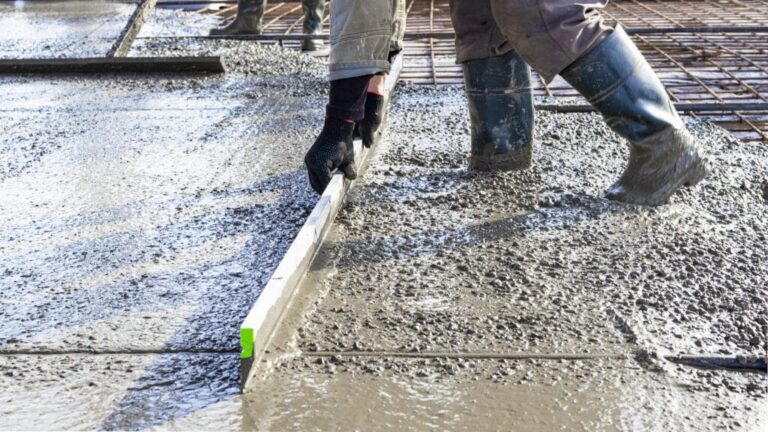 How to Pour a Small Concrete Slab